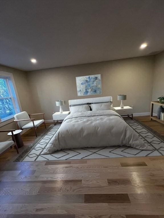 1 Harvard Ave, Burlington, MA 01803 - bedroom with wood finished floors and recessed lighting