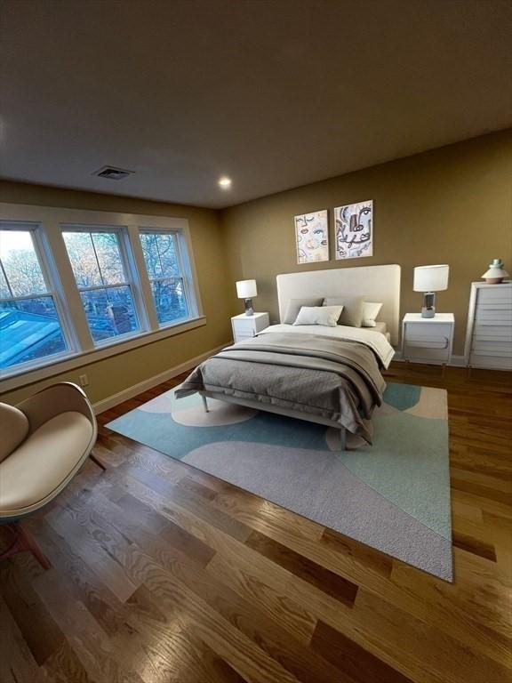 1 Harvard Ave, Burlington, MA 01803 - bedroom with wood finished floors and recessed lighting
