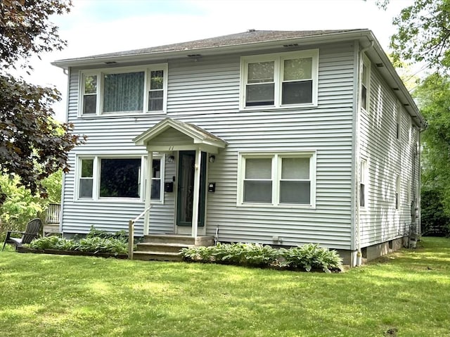 11 Park Rd, Webster, MA 01570 - view of front of home with a front lawn