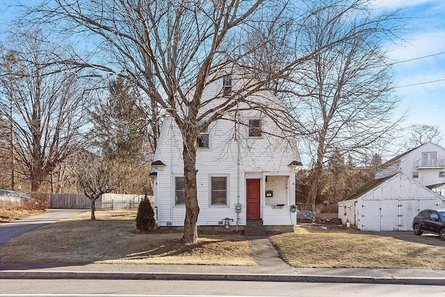 view of front of home