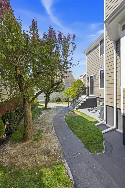 45 Sargent Ave, Somerville, MA 02145 - view of yard with central air condition unit