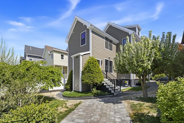 45 Sargent Ave, Somerville, MA 02145 - view of home's exterior featuring an attached garage