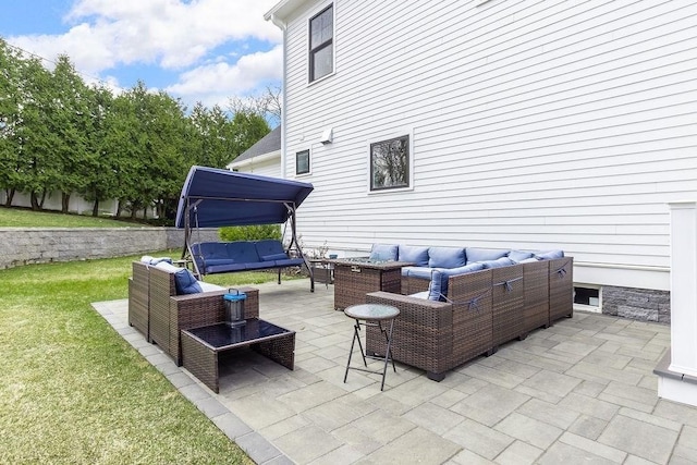 1 Marlin Rd, Boston, MA 02132 - view of patio with outdoor lounge area