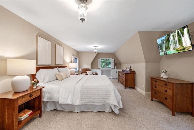 170 Atlantic Ave, Swampscott, MA 01907 - bedroom with light colored carpet and lofted ceiling
