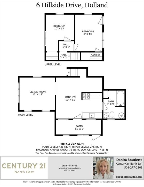 6 Hillside Rd, Holland, MA 01521 - home floor plan