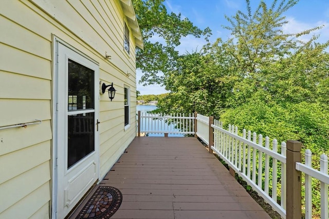 49 Bay View Dr, Shrewsbury, MA 01545 - wooden deck with a water view