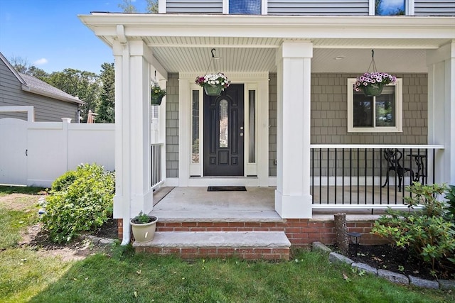 11 Broadway St Unit 2, Stoneham, MA 02180 - doorway to property with covered porch