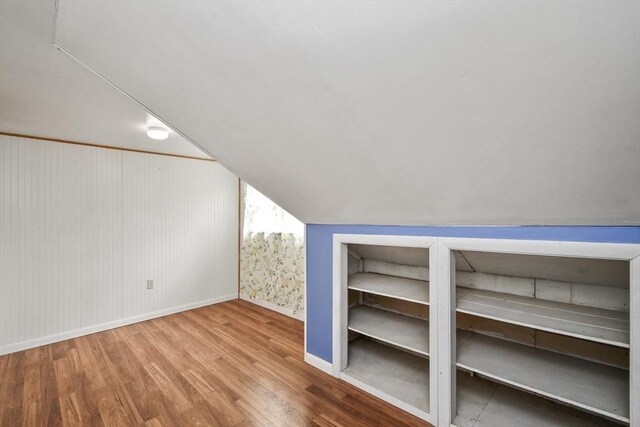 41 Bryant St, Pittsfield, MA 01201 - bonus room featuring lofted ceiling, wood finished floors, and baseboards