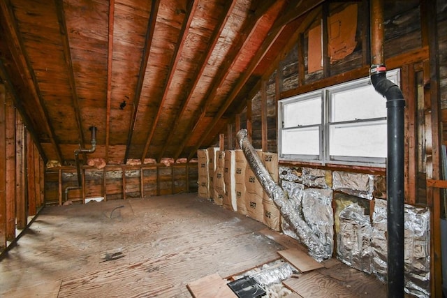 41 Bryant St, Pittsfield, MA 01201 - view of unfinished attic