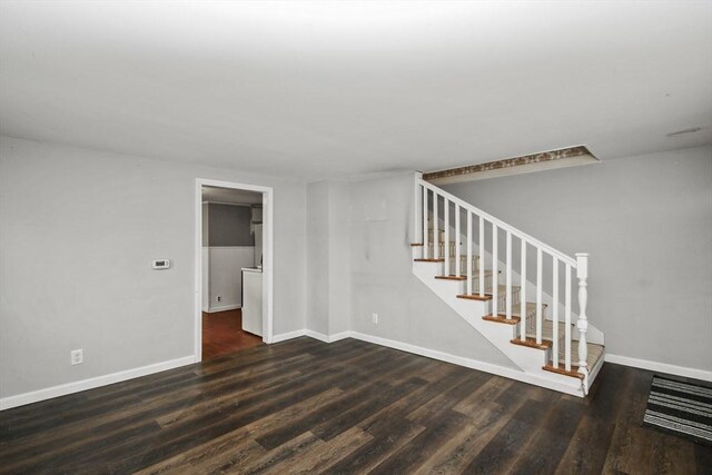 41 Bryant St, Pittsfield, MA 01201 - interior space featuring baseboards, stairway, and wood finished floors