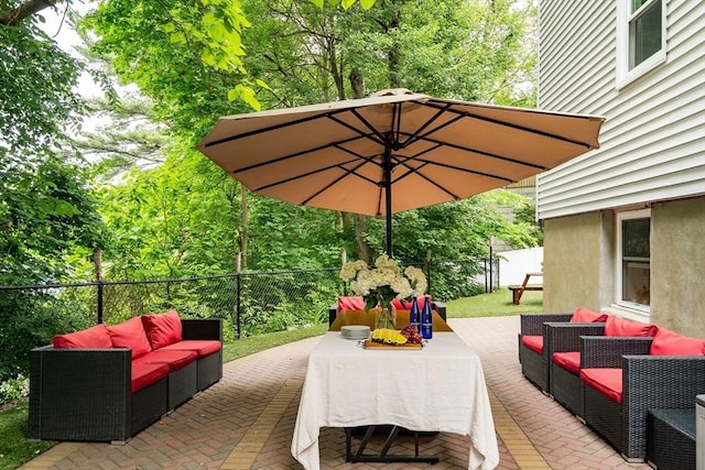 10-12 Spring Rd, Arlington, MA 02476 - view of patio with an outdoor hangout area