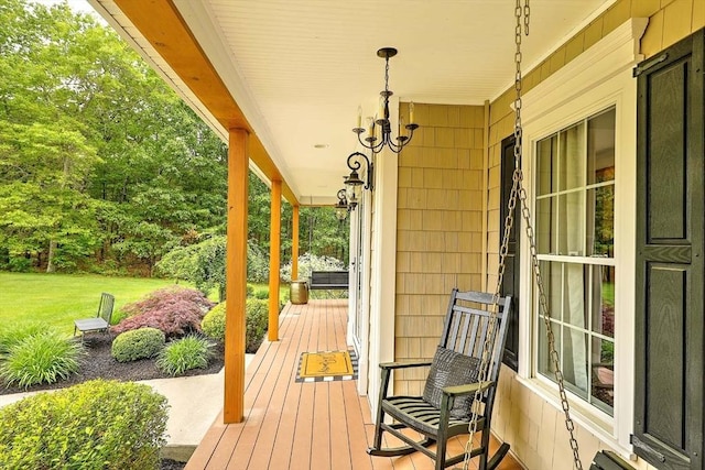 19 Mulberry Ln, Franklin, MA 02038 - wooden porch with a lawn