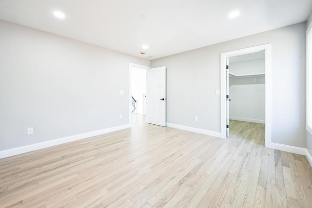 1 Falcon Dr, Shrewsbury, MA 01545 - unfurnished room with light wood-style flooring and recessed lighting