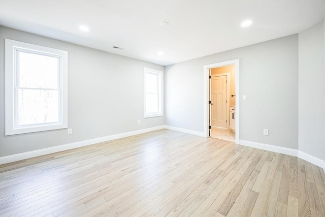 1 Falcon Dr, Shrewsbury, MA 01545 - spare room featuring light wood-type flooring and recessed lighting