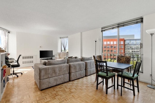 44 Washington St Unit 917, Brookline, MA 02445 - living area featuring plenty of natural light