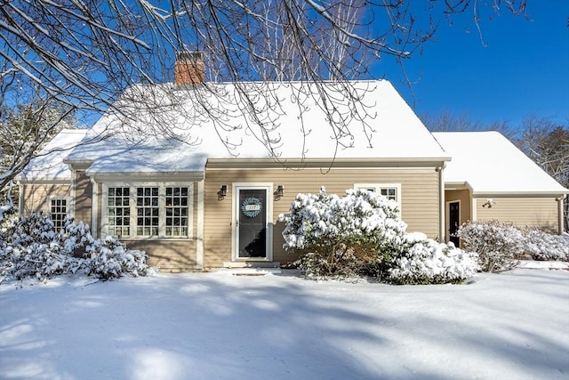 view of cape cod-style house