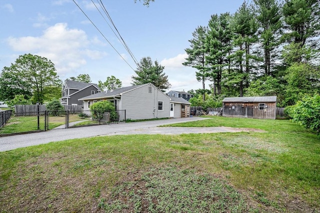 5 Dirlam Cir, Tewksbury, MA 01876 - view of yard featuring an outbuilding