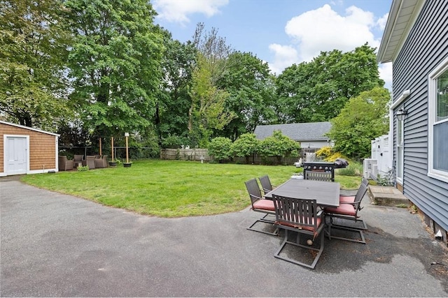 30 Highland St, Abington, MA 02351 - view of patio / terrace featuring outdoor dining space and view of scattered trees