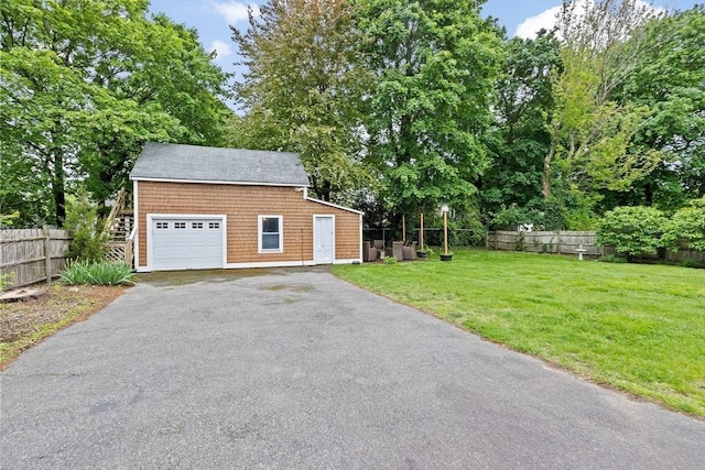 30 Highland St, Abington, MA 02351 - garage featuring asphalt driveway