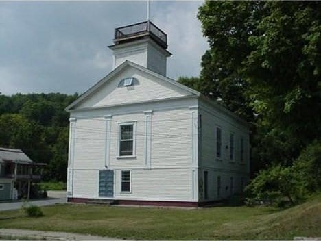 165 Main St, Charlemont, MA 01339 - view of property exterior featuring a yard