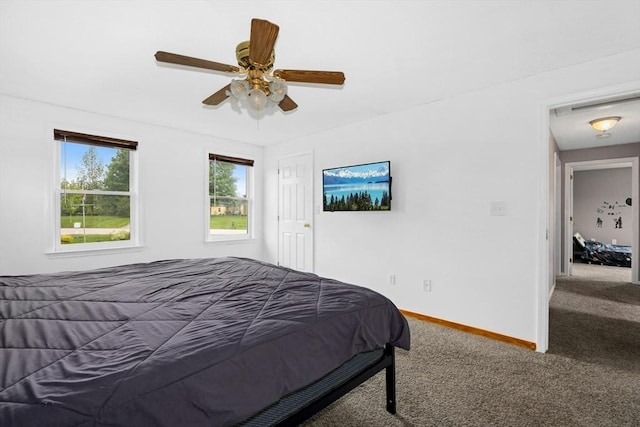 25 Piasta Rd, Dudley, MA 01571 - bedroom featuring carpet flooring, baseboards, and ceiling fan