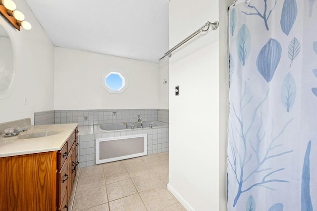 25 Piasta Rd, Dudley, MA 01571 - bathroom featuring vanity, tile patterned flooring, and a bath