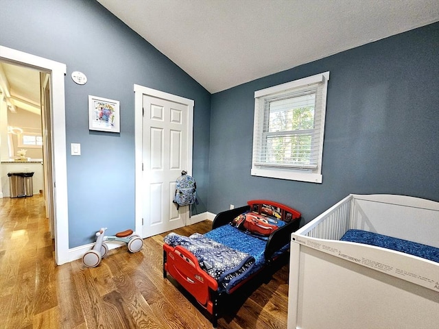 20 Upland Rd, Marlborough, MA 01752 - bedroom featuring wood finished floors and lofted ceiling