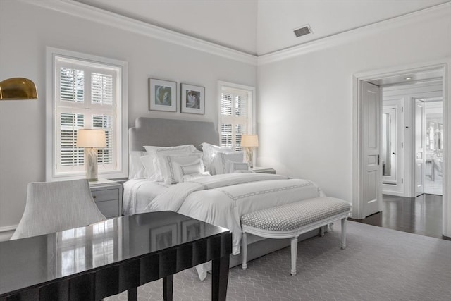 1014 Boylston St, Brookline, MA 02467 - bedroom featuring wood finished floors and a towering ceiling