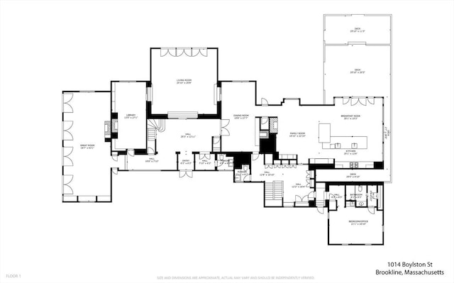 1014 Boylston St, Brookline, MA 02467 - property floor plan