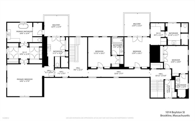 1014 Boylston St, Brookline, MA 02467 - home floor plan