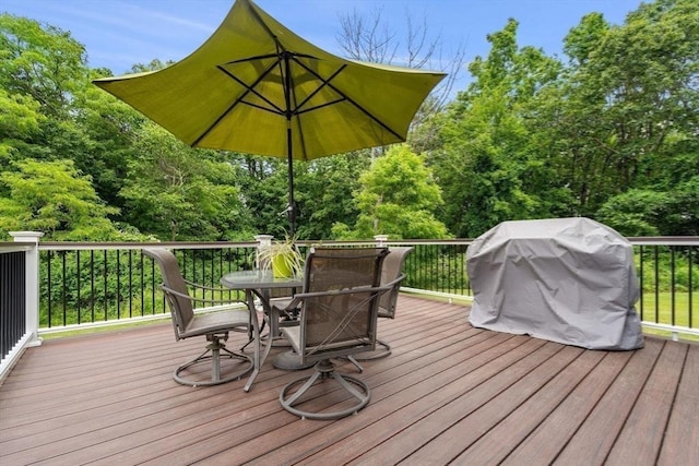 94 Kimball Rd, Amesbury, MA 01931 - deck featuring area for grilling and outdoor dining area