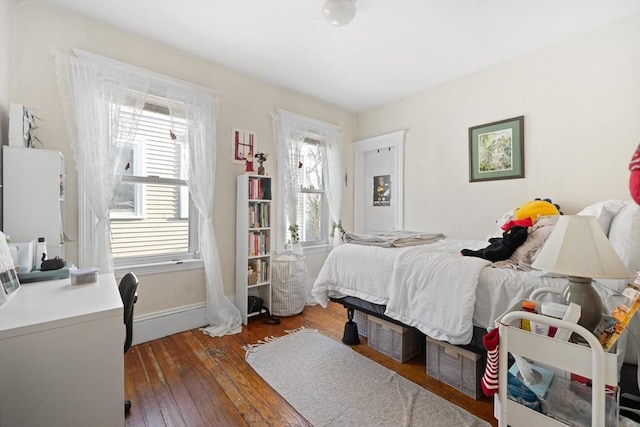69 Conwell Ave, Somerville, MA 02144 - bedroom with hardwood / wood-style flooring and baseboards