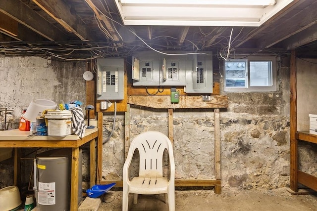 69 Conwell Ave, Somerville, MA 02144 - below grade area featuring electric panel