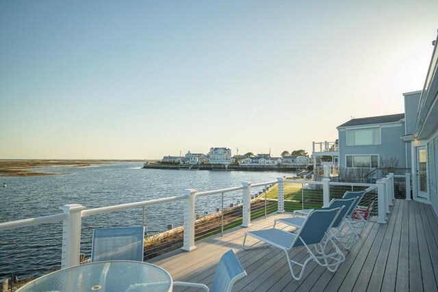 18 Wendy Way, Dennis, MA 02670 - deck with a water view