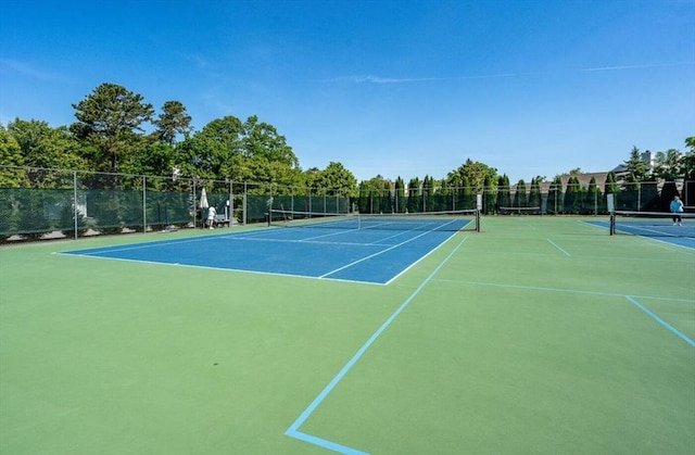 16 Twin Oaks Dr Unit 732, Mashpee, MA 02649 - view of tennis court featuring fence