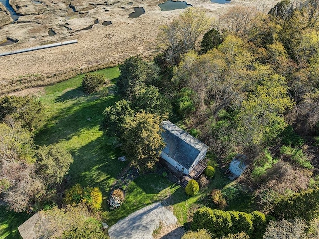 view from above of property