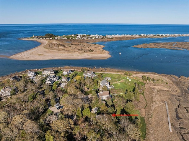 view of property location with a nearby body of water