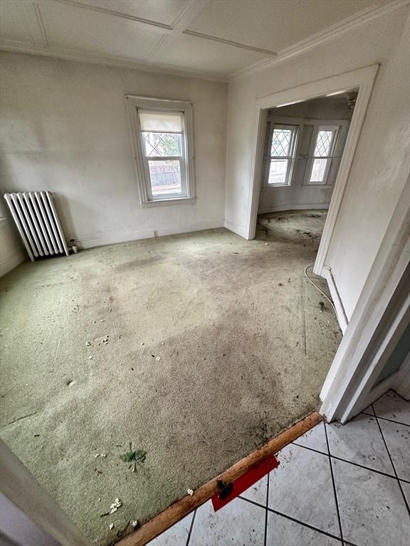 2 Water St, Stoughton, MA 02072 - unfurnished room with ornamental molding and a healthy amount of sunlight