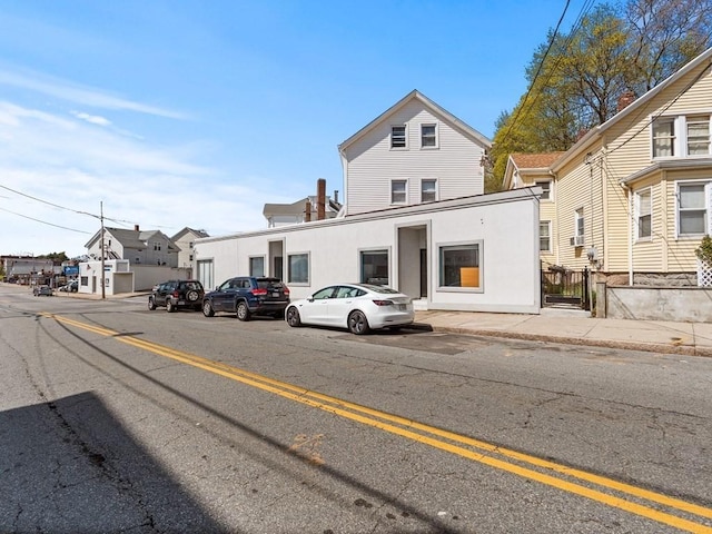 view of street featuring curbs and sidewalks