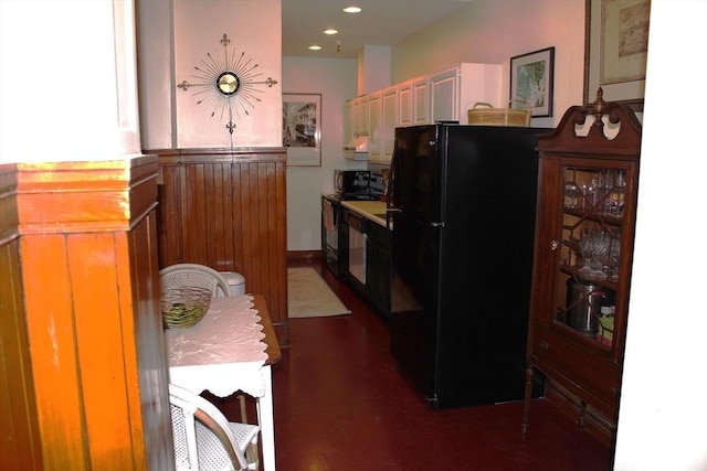235 State St Unit 311, Springfield, MA 01103 - kitchen with black appliances, recessed lighting, and under cabinet range hood
