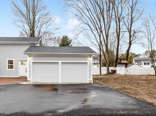 1442 Washington St, Canton, MA 02021 - garage featuring asphalt driveway