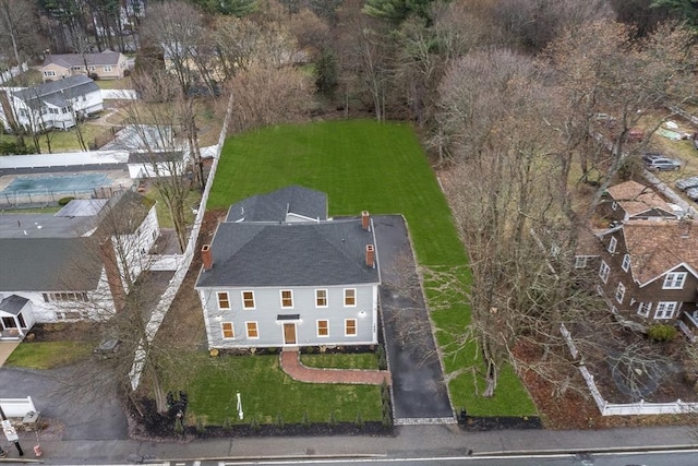 1442 Washington St, Canton, MA 02021 - aerial overview of property's location with nearby suburban area