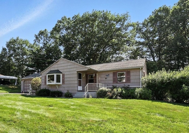 51 Glenview Dr, West Springfield, MA 01089 - view of front of home with a front lawn