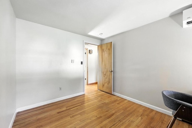 51 Glenview Dr, West Springfield, MA 01089 - unfurnished office with light wood-style flooring and an AC wall unit