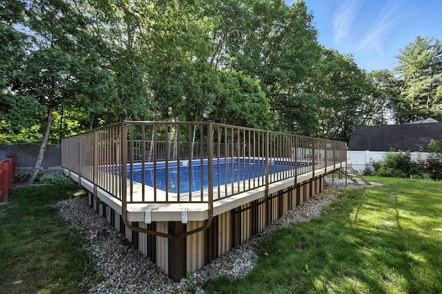 51 Glenview Dr, West Springfield, MA 01089 - view of pool with a fenced backyard