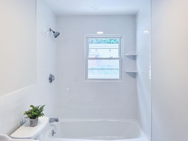 42 Stevens Ave, Braintree, MA 02184 - bathroom featuring shower / washtub combination and toilet