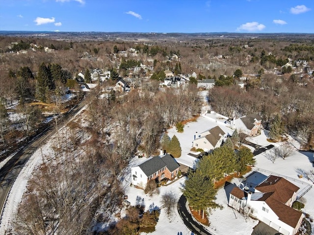 aerial view featuring a residential view