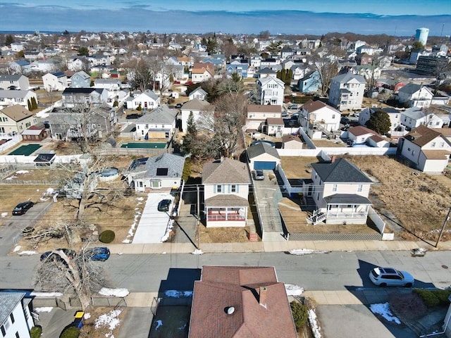 birds eye view of property featuring a residential view