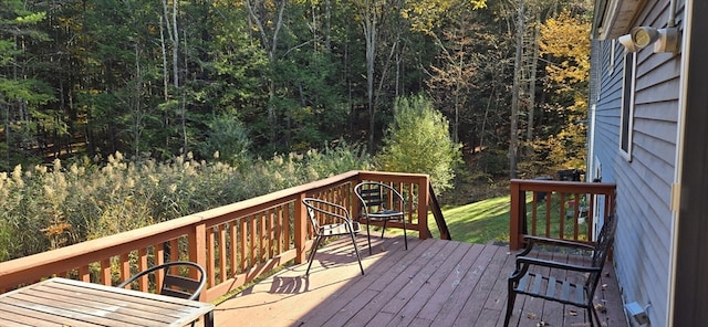 view of deck