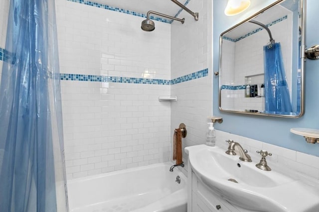 381 Bunker Hill St Unit 1, Boston, MA 02129 - bathroom featuring shower / tub combo and vanity